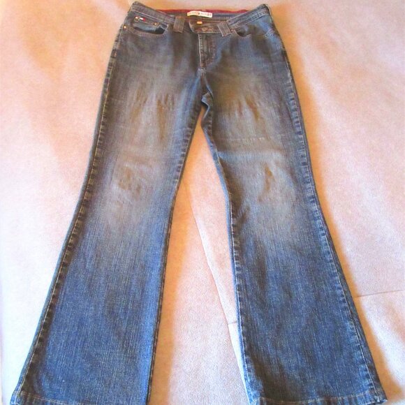 TOMMY HILFIGER VINTAGE JEANS NY FLAIR STYLE BOTTOM PANTS 1990’S - Picture 2 of 4